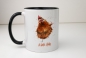 KeramikTasse mit Motiv 9,5 cm x 8,0 cm - diverse Motive