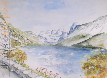 Gosausee / Aquarell / Originalbild