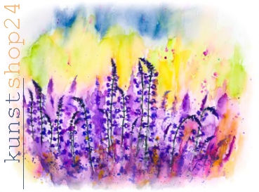 Lavendel / Aquarell / Originalbild