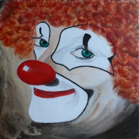 Clown / Acryl / Originalbild