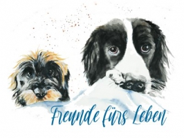 Spruchkarte "Hunde" / verschiedene Sprüche zur Auswahl