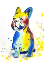 Grußkarte "Hund"