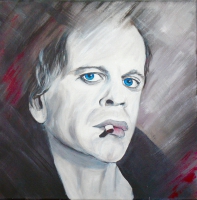 Klaus Kinski / Acryl / Kunstdruck